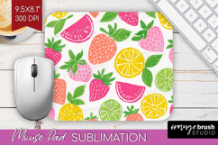 Abstract Fruit Mouse Pad Sublimation - Tutti Frutti Mousepad Product Image 1