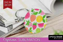 Abstract Fruit Keychain PNG - Tutti Frutti Keychain Product Image 1