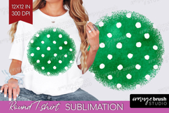Abstract Fruit Round Tshirt Background - Tutti Frutti PNG Product Image 1