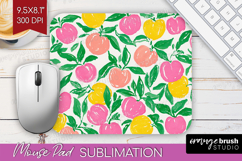 Abstract Fruit Mouse Pad Sublimation - Tutti Frutti Mousepad Product Image 1