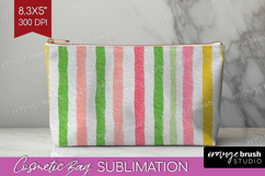 Abstract Fruit Cosmetic Bag - Tutti Frutti Makeup Bag PNG Product Image 1