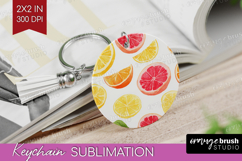 Abstract Fruit Keychain PNG - Tutti Frutti Keychain Product Image 1
