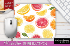 Abstract Fruit Mouse Pad Sublimation - Tutti Frutti Mousepad Product Image 1