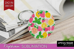 Abstract Fruit Keychain PNG - Tutti Frutti Keychain Product Image 1