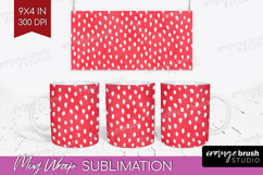 Abstract Fruit Mug Wrap - Tutti Frutti Mug PNG Sublimation Product Image 1