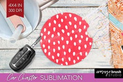 Abstract Fruit Car Coaster - Tutti Frutti Coaster PNG Product Image 1