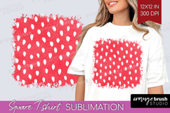 Abstract Fruit Square Tshirt Background - Tutti Frutti PNG Product Image 1