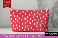 Abstract Fruit Cosmetic Bag - Tutti Frutti Makeup Bag PNG Product Image 1
