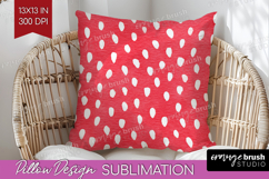 Abstract Fruit Pillow Sublimation - Tutti Frutti Pillow PNG Product Image 1