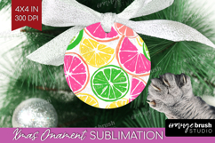 Abstract Fruit Ornament PNG - Tutti Frutti PNG Sublimation Product Image 1