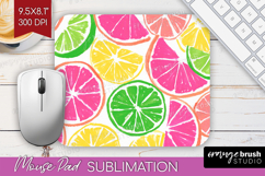 Abstract Fruit Mouse Pad Sublimation - Tutti Frutti Mousepad Product Image 1