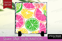 Abstract Fruit Slate PNG - Tutti Frutti Square Slate Product Image 1