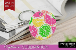 Abstract Fruit Keychain PNG - Tutti Frutti Keychain Product Image 1