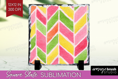 Abstract Fruit Slate PNG - Tutti Frutti Square Slate Product Image 1