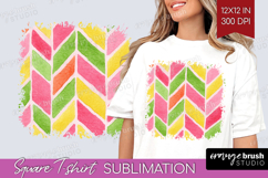 Abstract Fruit Square Tshirt Background - Tutti Frutti PNG Product Image 1