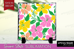 Abstract Fruit Slate PNG - Tutti Frutti Square Slate Product Image 1