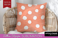 Abstract Fruit Pillow Sublimation - Tutti Frutti Pillow PNG Product Image 1