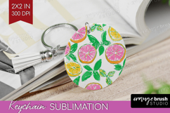Abstract Fruit Keychain PNG - Tutti Frutti Keychain Product Image 1
