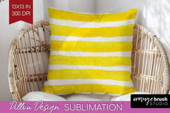 Abstract Fruit Pillow Sublimation - Tutti Frutti Pillow PNG Product Image 1