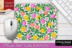 Abstract Fruit Mouse Pad Sublimation - Tutti Frutti Mousepad Product Image 1