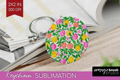 Abstract Fruit Keychain PNG - Tutti Frutti Keychain Product Image 1