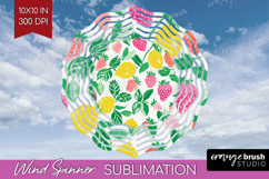 Abstract Fruit Wind Spinner Sublimation PNG - Tutti Frutti Product Image 1