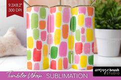 Abstract Fruit Tumbler Wrap - Tutti Frutti Tumbler PNG Product Image 1