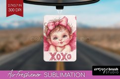Valentine Angel Air Freshener PNG - Cupid PNG Sublimation Product Image 1