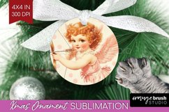 Valentine Angel Ornament PNG - Cupid PNG Sublimation Product Image 1