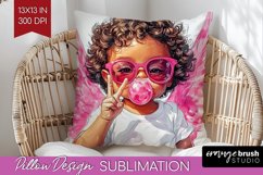 Valentine Angel Pillow Sublimation - Cupid Pillow Cover PNG Product Image 1