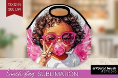 Valentine Angel Lunch Bag - Cupid Lunch Bug PNG Sublimation Product Image 1