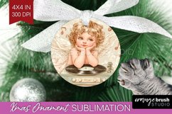 Valentine Angel Ornament PNG - Cupid PNG Sublimation Product Image 1