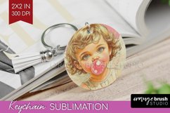 Valentine Angel Keychain PNG - Cupid Keychain Sublimation Product Image 1