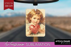 Valentine Angel Air Freshener PNG - Cupid PNG Sublimation Product Image 1