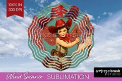 Valentine Angel Wind Spinner Sublimation PNG - Cupid Round Product Image 1