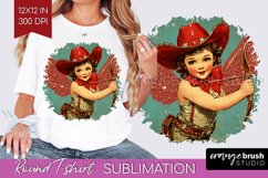Valentine Angel Round Tshirt Background - Cupid PNG Product Image 1