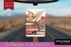Valentine Angel Air Freshener PNG - Cupid PNG Sublimation Product Image 1