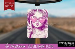 Valentine Angel Air Freshener PNG - Cupid PNG Sublimation Product Image 1