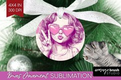 Valentine Angel Ornament PNG - Cupid PNG Sublimation Product Image 1