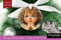 Valentine Angel Ornament PNG - Cupid PNG Sublimation Product Image 1