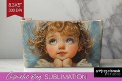 Valentine Angel Cosmetic Bag - Cupid Makeup Bag PNG Product Image 1