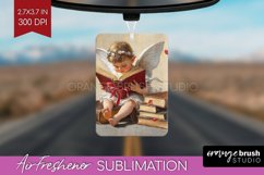 Valentine Angel Air Freshener PNG - Cupid PNG Sublimation Product Image 1