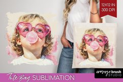 Valentine Angel Tote Bag - Cupid Tote Bag PNG Sublimation Product Image 1