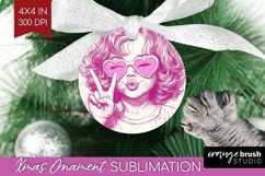 Valentine Angel Ornament PNG - Cupid PNG Sublimation Product Image 1