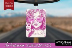 Valentine Angel Air Freshener PNG - Cupid PNG Sublimation Product Image 1