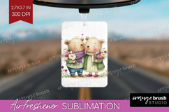 Couple Animals Air Freshener PNG - Valentines Day PNG Product Image 1