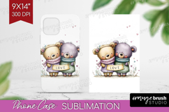 Couple Animals Phone Case PNG - Valentines Day Case PNG Product Image 1
