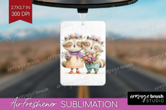 Couple Animals Air Freshener PNG - Valentines Day PNG Product Image 1