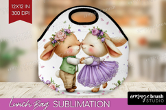 Couple Animals Lunch Bag - Valentines Day Lunch Bug PNG Product Image 1
