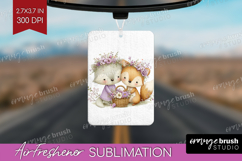 Couple Animals Air Freshener PNG - Valentines Day PNG Product Image 1